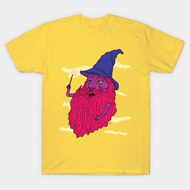 Wizzy Wizard T-Shirt by CalebLindenDesign